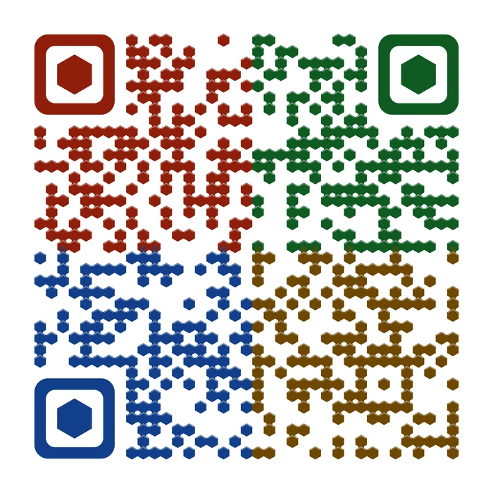 QR code that opens the HexWild rulebook